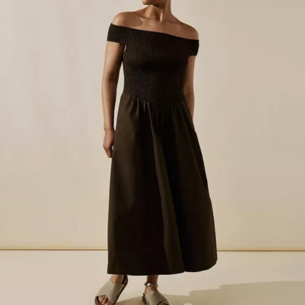 Free People-Ceci Smocked Midi